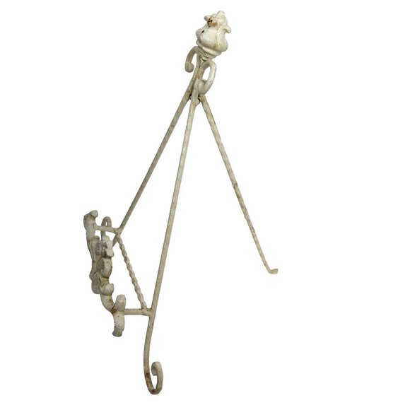 Vintage Metal Ornate Easel Book Bible Art Stand 13" Tall - Picture 8 of 10